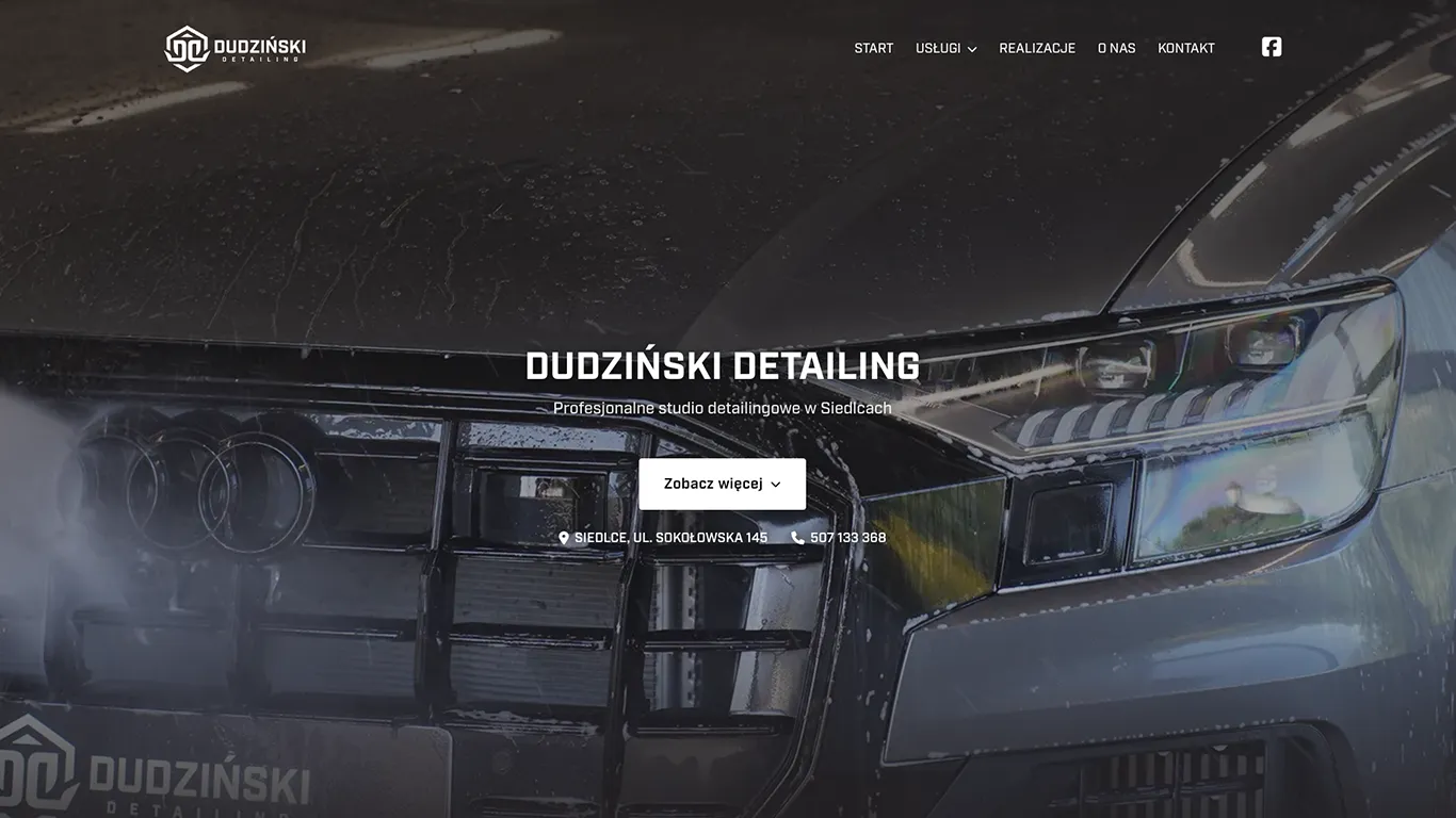 Strona WWW dla Dudziński Detailing
